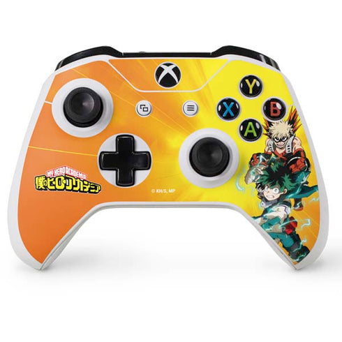 My Hero Academia Deku and Bakugo Season 5 Xbox One S Console and Controller Bundle Skin