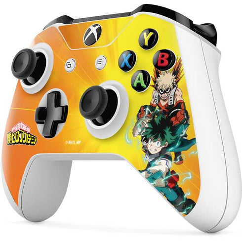 My Hero Academia Deku and Bakugo Season 5 Xbox One S Controller Skin