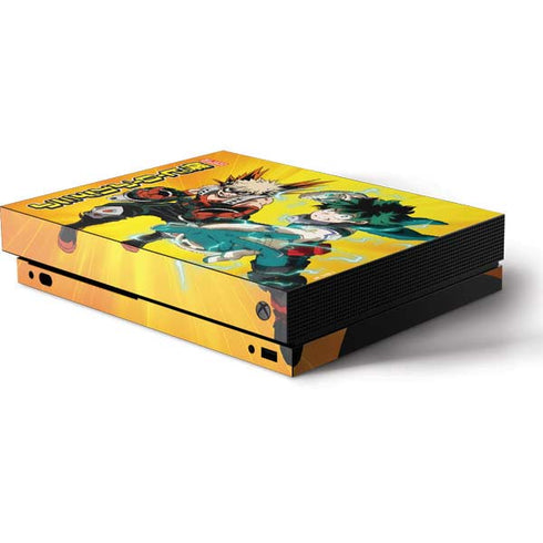 My Hero Academia Deku and Bakugo Season 5 Xbox One X Console Skin