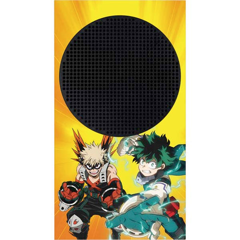 My Hero Academia Deku and Bakugo Season 5 Xbox Series S Console Skin