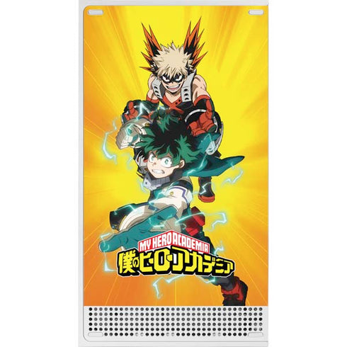 My Hero Academia Deku and Bakugo Season 5 Xbox Series S Console Skin