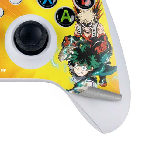 My Hero Academia Deku and Bakugo Season 5 Xbox Series S Controller Skin