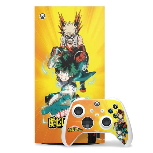 My Hero Academia Deku and Bakugo Season 5 XBox Series X Digital Edition Bundle Skin