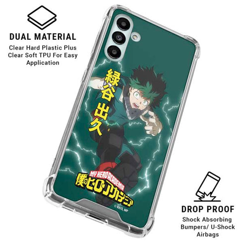 My Hero Academia Deku Season 4 Galaxy A13 5G Clear Case