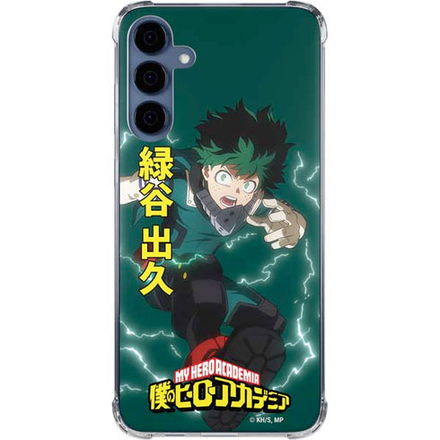 My Hero Academia Deku Season 4 Galaxy A55 5G Clear Case