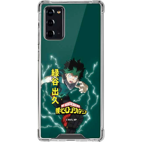 My Hero Academia Deku Season 4 Galaxy Note20 5G Clear Case