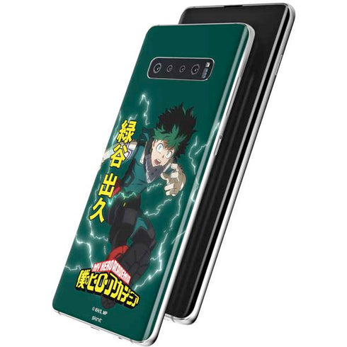 My Hero Academia Deku Season 4 Galaxy S10 Plus Skin
