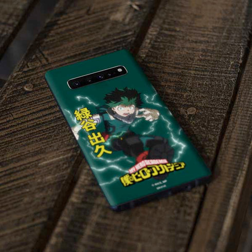 My Hero Academia Deku Season 4 Galaxy S10 Plus Skin