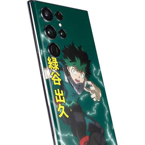 My Hero Academia Deku Season 4 Galaxy S22 Ultra Skin