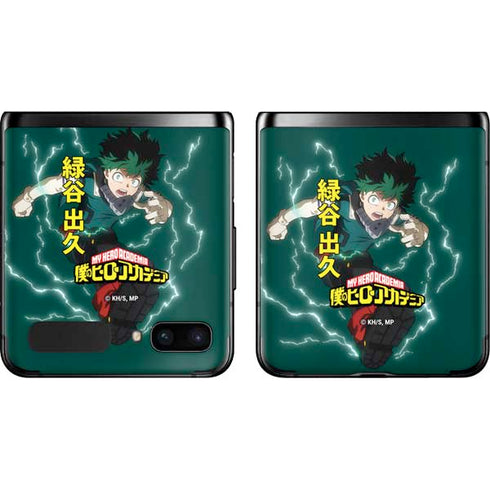My Hero Academia Deku Season 4 Galaxy Z Flip Skin