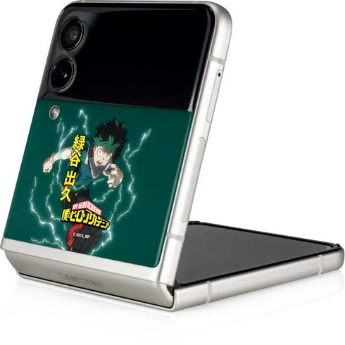 My Hero Academia Deku Season 4 Galaxy Z Flip3 5G Skin