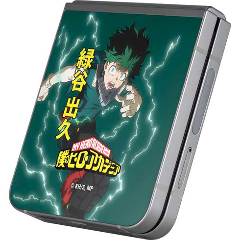 My Hero Academia Deku Season 4 Galaxy Z Flip6 Skin