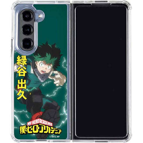 My Hero Academia Deku Season 4 Galaxy Z Fold5 5G Clear Case