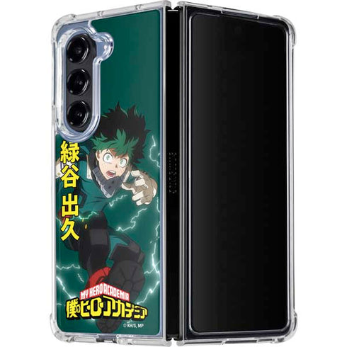 My Hero Academia Deku Season 4 Galaxy Z Fold5 5G Clear Case