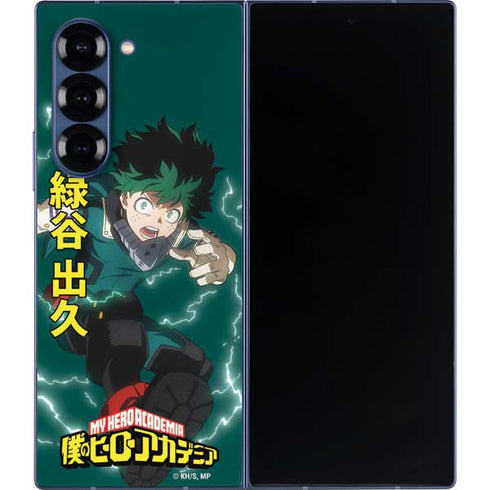 My Hero Academia Deku Season 4 Galaxy Z Fold6 Skin