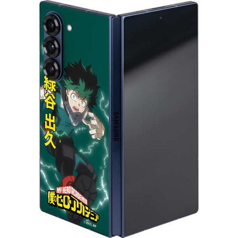My Hero Academia Deku Season 4 Galaxy Z Fold6 Skin