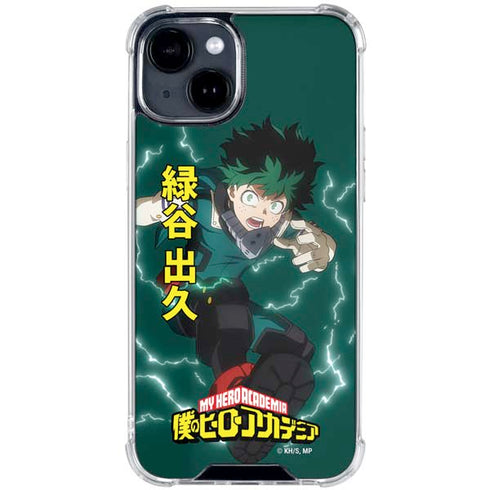 My Hero Academia Deku Season 4 iPhone 14 Plus Clear Case