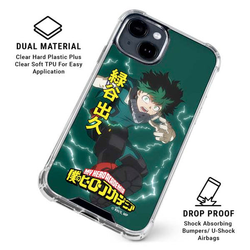 My Hero Academia Deku Season 4 iPhone 14 Plus Clear Case