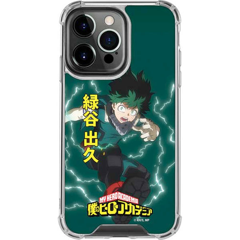 My Hero Academia Deku Season 4 iPhone 14 Pro Clear Case