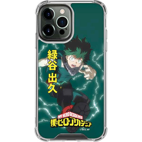 My Hero Academia Deku Season 4 iPhone 14 Pro Max Clear Case