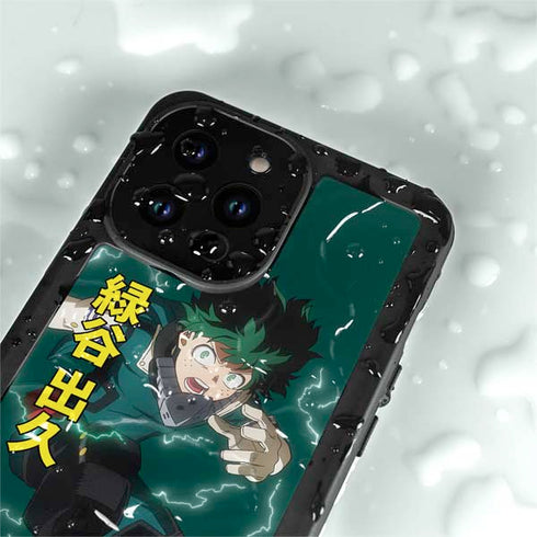 My Hero Academia Deku Season 4 iPhone 14 Pro Max Waterproof Case