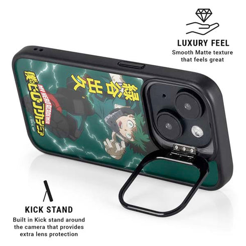 My Hero Academia Deku Season 4 iPhone 15 Plus Kickstand Case