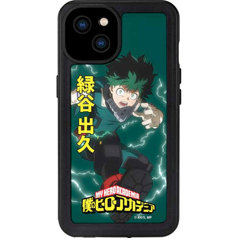 My Hero Academia Deku Season 4 iPhone 15 Plus Waterproof Case