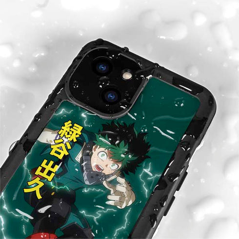 My Hero Academia Deku Season 4 iPhone 15 Plus Waterproof Case