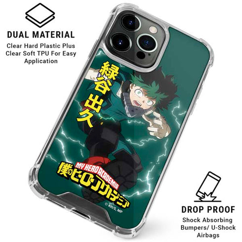 My Hero Academia Deku Season 4 iPhone 15 Pro Clear Case