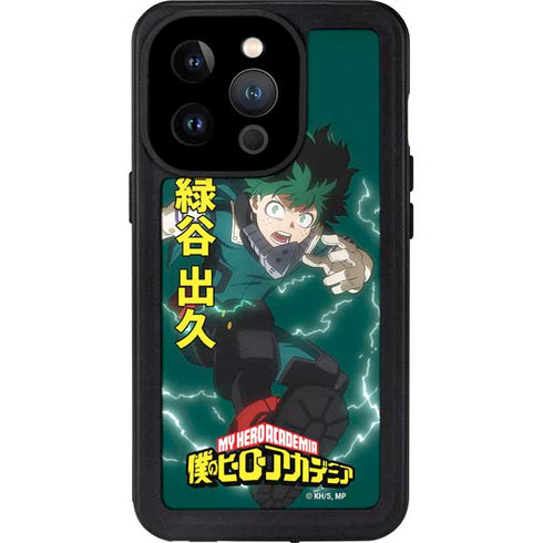 My Hero Academia Deku Season 4 iPhone 15 Pro Waterproof Case