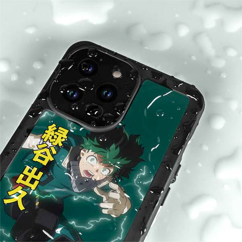 My Hero Academia Deku Season 4 iPhone 15 Pro Waterproof Case