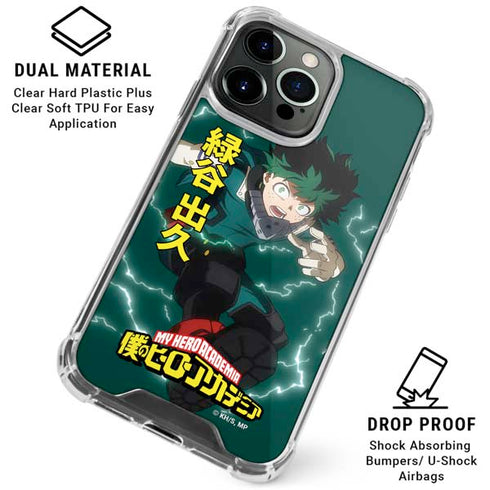 My Hero Academia Deku Season 4 iPhone 16 Pro Max Clear Case