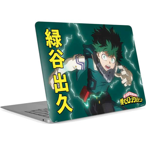 My Hero Academia Deku Season 4 Apple MacBook Air Skin