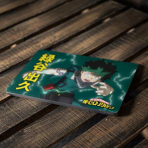 My Hero Academia Deku Season 4 Apple MacBook Air Skin