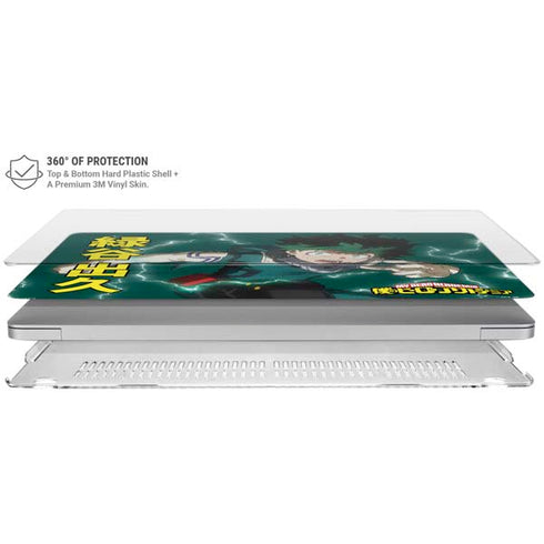 My Hero Academia Deku Season 4 MacBook Air 15in (2023-2025) Case plus Skin