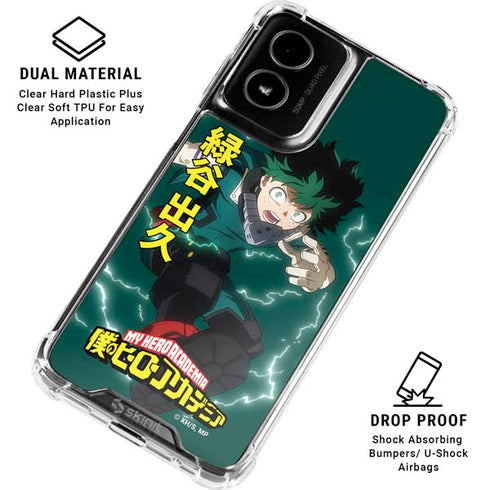 My Hero Academia Deku Season 4 Moto G Power 5G (2024) Clear Case