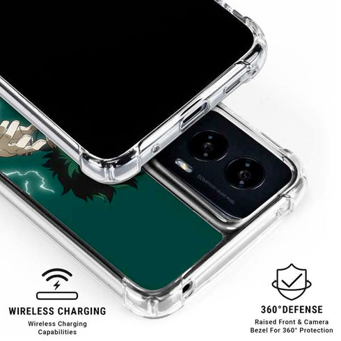 My Hero Academia Deku Season 4 Moto G Power 5G (2024) Clear Case