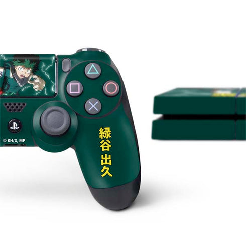 My Hero Academia Deku Season 4 PS4 Console and Controller Bundle Skin