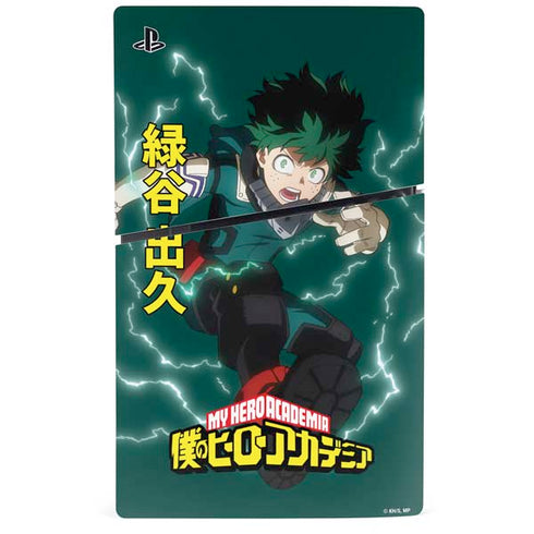 My Hero Academia Deku Season 4 PS5 Slim Digital Edition Console Skin