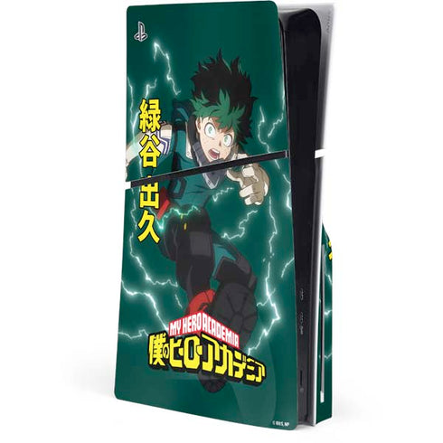 My Hero Academia Deku Season 4 PS5 Slim Disk Console Skin