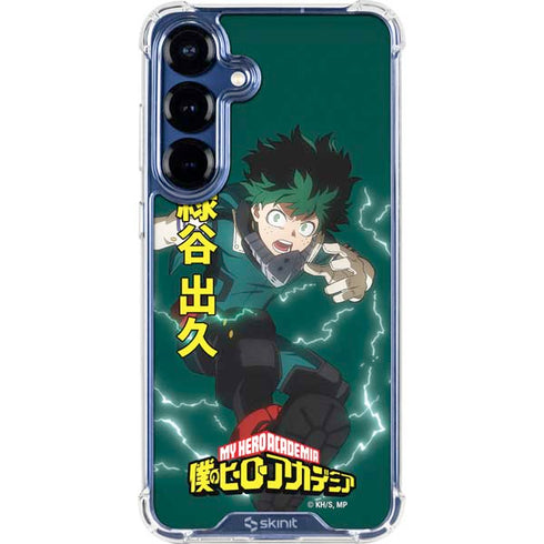 My Hero Academia Deku Season 4 Galaxy S25 Plus Clear Case