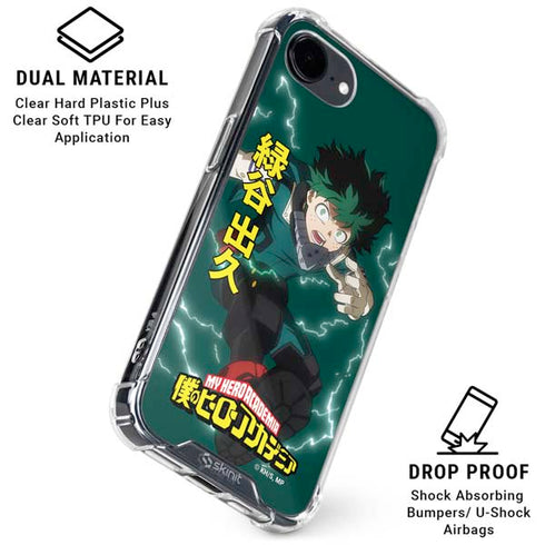 My Hero Academia Deku Season 4 iPhone 16e Clear Case