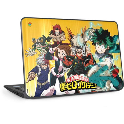 My Hero Academia Deku Squad Season 5 HP Chromebook Skin