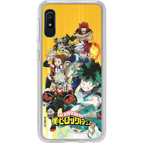 My Hero Academia Deku Squad Season 5 Galaxy A10e Clear Case