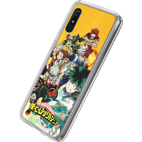 My Hero Academia Deku Squad Season 5 Galaxy A10e Clear Case