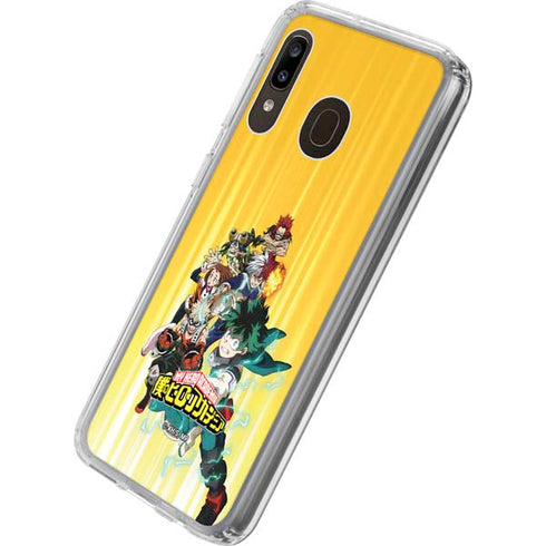 My Hero Academia Deku Squad Season 5 Galaxy A20 Clear Case