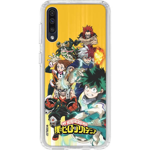 My Hero Academia Deku Squad Season 5 Galaxy A50 Clear Case