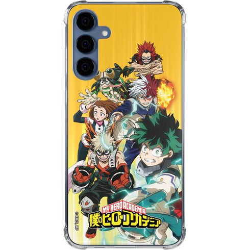 My Hero Academia Deku Squad Season 5 Galaxy A55 5G Clear Case