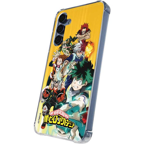 My Hero Academia Deku Squad Season 5 Galaxy A55 5G Clear Case