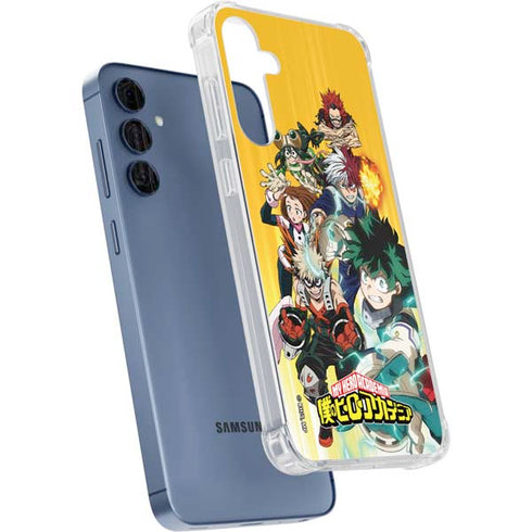 My Hero Academia Deku Squad Season 5 Galaxy A55 5G Clear Case